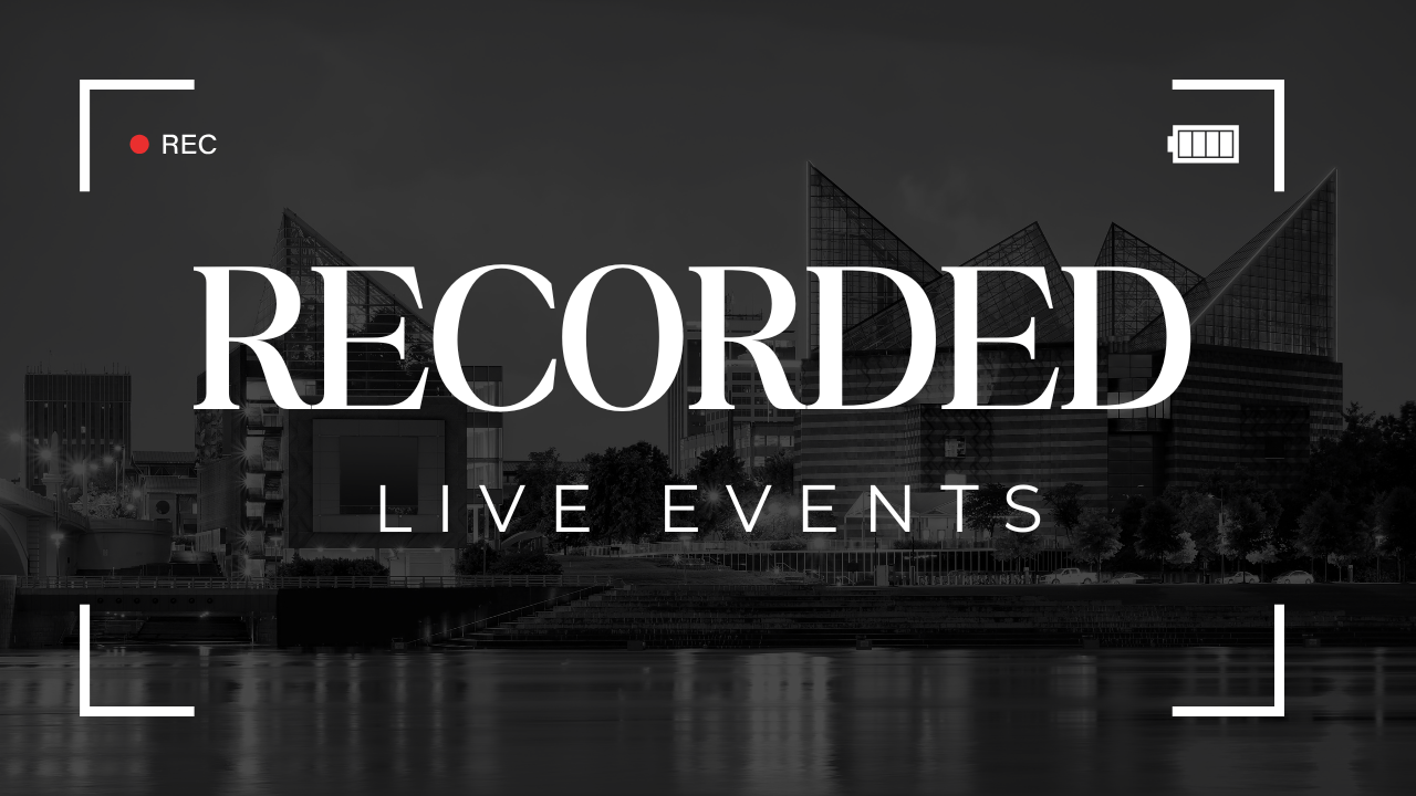 Recorded Live Events